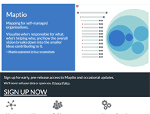 Tablet Screenshot of maptio.com